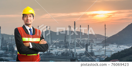 engineering man and safety helmet, shirts standing arms crossed engineering man and safety helmet, shirts standing arms crossed 76069423