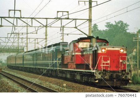 JR West DD51 + 14 series + 12 series Express train JR West DD51 + 14 series + 12 series Express train 76070441