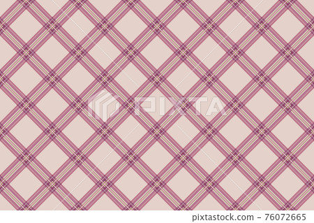 Tartan check pattern (pink) 76072665