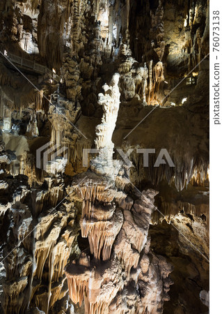 Picture of cave Grotte des Demoiselles illuminated inside Picture of cave Grotte des Demoiselles illuminated inside 76073138