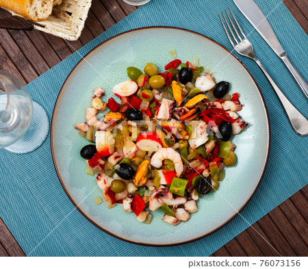 Seafood salad Salpicon de marisco Seafood salad Salpicon de marisco 76073156