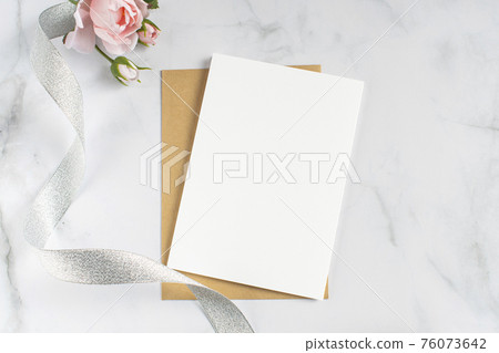 Marble background and card mockup Marble background and card mockup 76073642