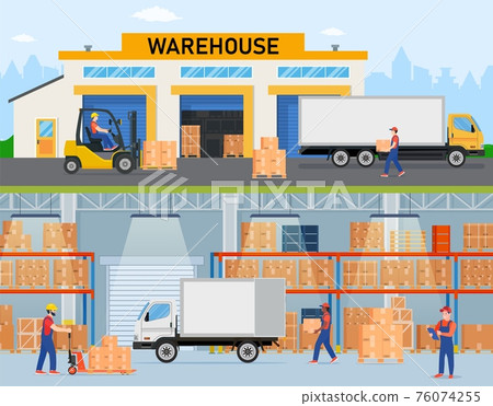 Warehouse horizontal banners 76074255