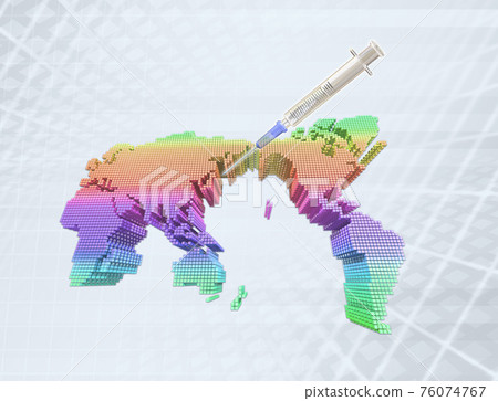 Vaccination worldwide 76074767