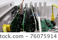 Telephone exchange construction Main equipment wiring work 76075914