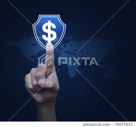 Business money insurance and protection concept, Elements of this image furnished by NASA 76075915