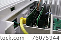 Telephone exchange construction Main equipment wiring work 76075944