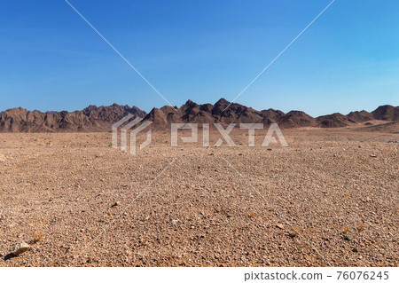 desert landscape with sparse vegetation, against the backdrop of mountains of red sandstone desert landscape with sparse vegetation, against the backdrop of mountains of red sandstone 76076245