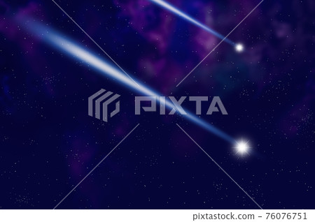 流星和星空背景 插圖素材 圖庫
