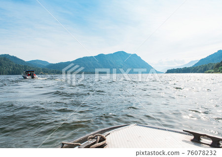 Teletskoye lake in Altai mountains Teletskoye lake in Altai mountains 76078232