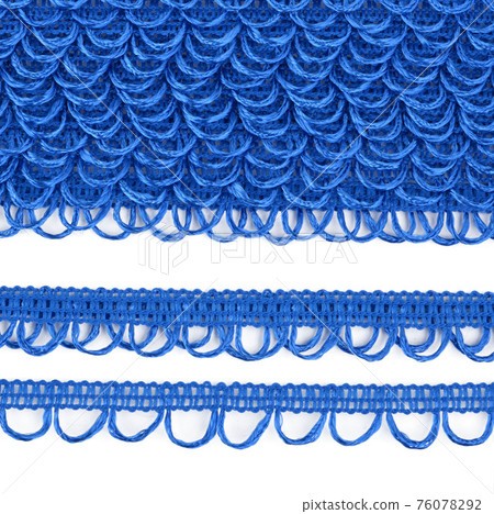 Decorative finishing braid with round loops. Decorative finishing braid with round loops. 76078292