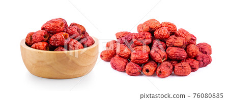 Jujube Chinese dried on white background Jujube Chinese dried on white background 76080885