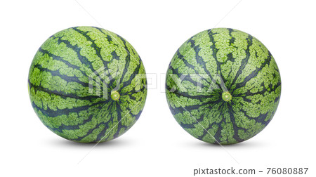 watermelon on white background watermelon on white background 76080887