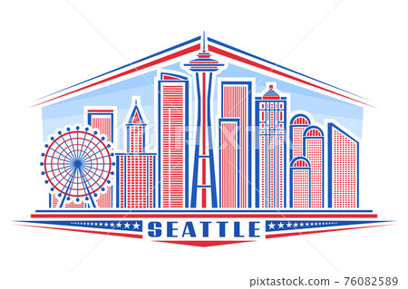 Vector illustration of Seattle 76082589