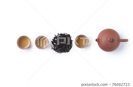 Black tea tea tea teapot black tea leaves お茶 black tea brown 76082723