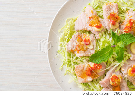 Boiled Pork with Lime Garlic and Chili Sauce Boiled Pork with Lime Garlic and Chili Sauce 76084856