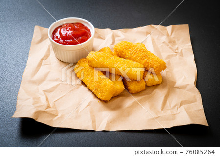 crispy fried fish fingers 76085264