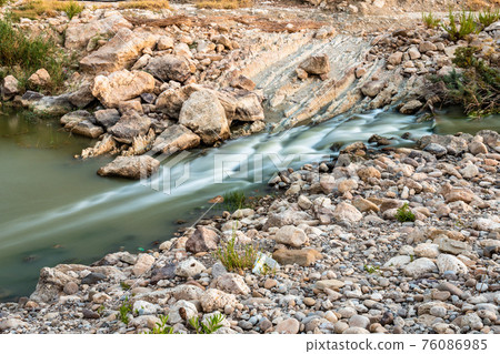 The area of 'pietra perciata' - rock with holes - near the mining area in Riesi 76086985