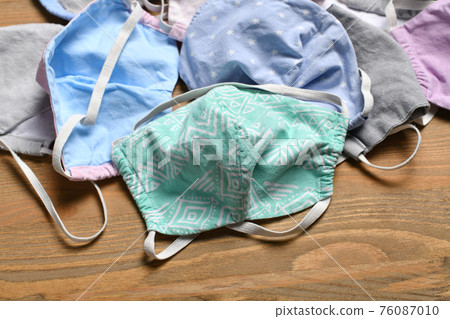 handmade protective face mask for respiratory protection against viruses, germs, covid or coronavirus, and other infections 76087010