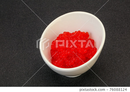 Red salmon caviar in the bowl Red salmon caviar in the bowl 76088124