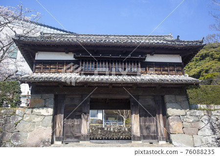 Saeki castle Sannomaru Temple gate Saeki castle Sannomaru Temple gate 76088235