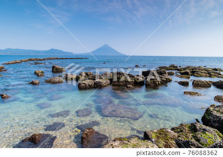 Superb view of the world Kaimondake from Bandokorobana Superb view of the world Kaimondake from Bandokorobana 76088362