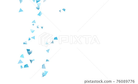 CG pyramid Many floating triangular pyramids CG pyramid Many floating triangular pyramids 76089776