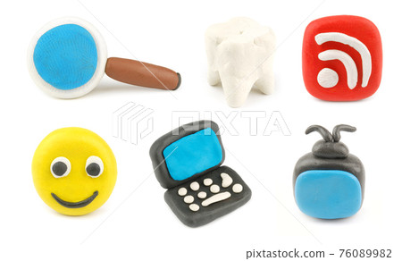 Plasticine icon 76089982