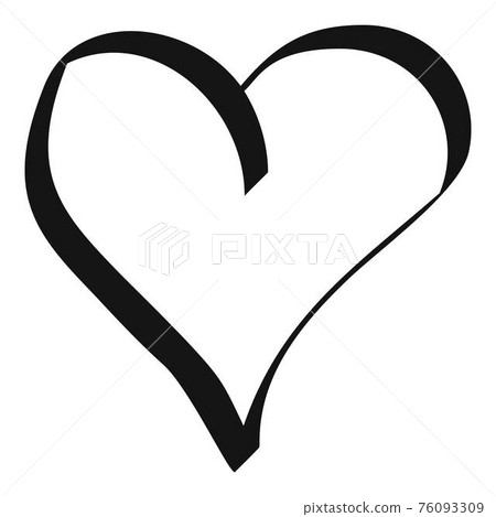Best heart icon, simple style.-插圖素材 [76093309] - PIXTA圖庫