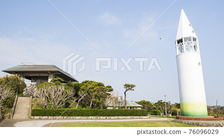 湘南三浦半島最南端神奈川縣三浦市城島的春天燈塔 76096029