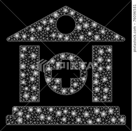 Flare Mesh 2D Hospital with Light Spots - Stock Illustration [76096581 ...