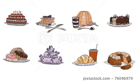 the most delicious sweets harmful food.new vector the most delicious sweets harmful food.new vector 76096979