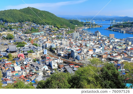 [廣島縣]從善光寺看到的大道市容 76097526