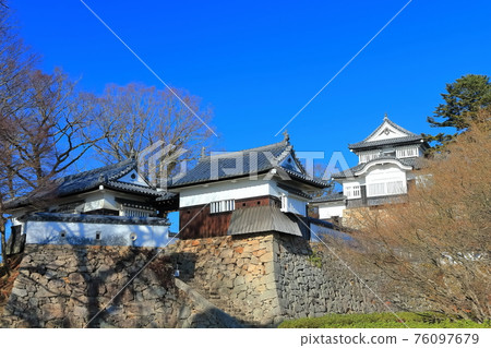 [Okayama Prefecture] Bitchu Matsuyama Castle in winter 76097679