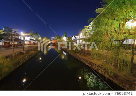 [岡山縣]倉敷美容區的夜景 76098741