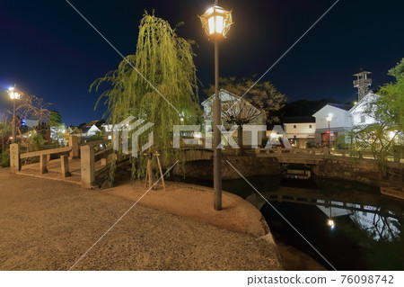 [岡山縣]倉敷美容區的夜景 76098742