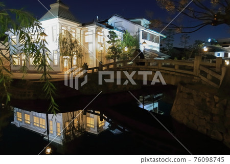 [Okayama Prefecture] Night view of Kurashiki Bikan Historical Quarter 76098745