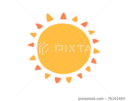 Cute sun / hand-drawn illustration material Cute sun / hand-drawn illustration material 76101404