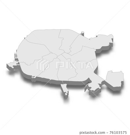 3d isometric map of Minsk City is a Capital of Belarus 76103575