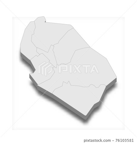 3d isometric map of La Paz City is a Capital of Bolivia 3d isometric map of La Paz City is a Capital of Bolivia 76103581