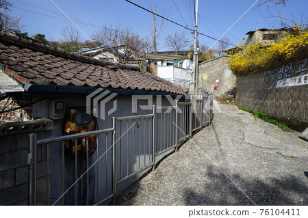 Jeongneunggol, Jeongneungcheon, Beotkkot, Alley, Walking Trail Jeongneunggol, Jeongneungcheon, Beotkkot, Alley, Walking Trail 76104411