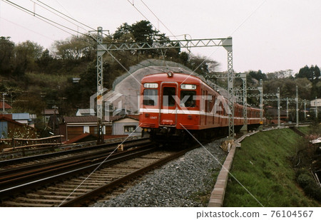 1978 京急舊 1000 型龜明寺井戶谷橫濱市舊彩色照片神奈川縣 76104567