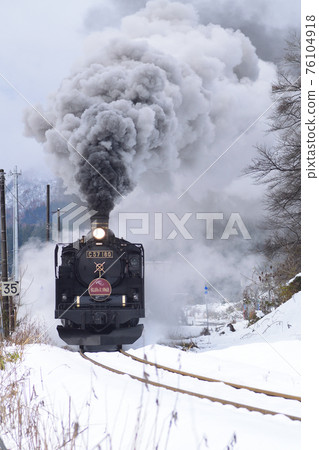 JR東日本盤越齋線SL盤越物語Snowscape Smoke Mokumoku JR東日本盤越齋線SL盤越物語Snowscape Smoke Mokumoku 76104918