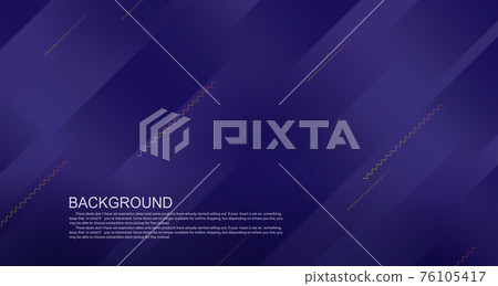 Blue geometric background with a gradient, wide oblique stripes 76105417