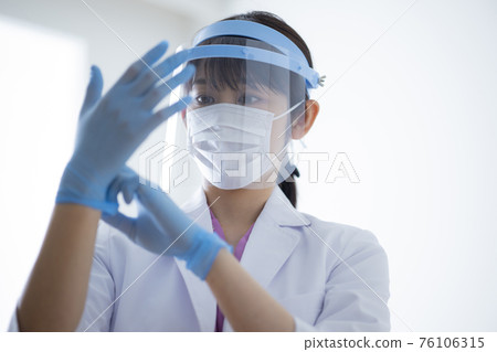 Medical examination face shield mask 76106315