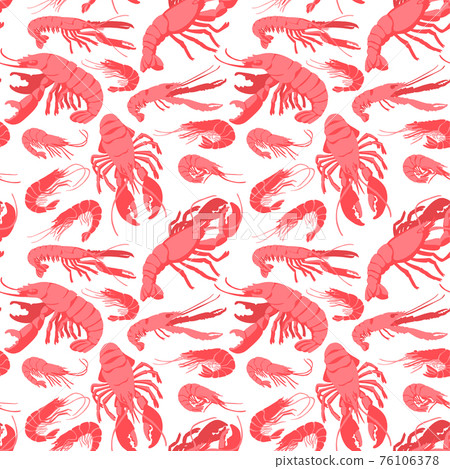 Decorative vector seamless pattern with drawn... - Stock Illustration ...