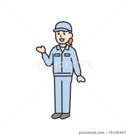 People working at the construction site 76106485