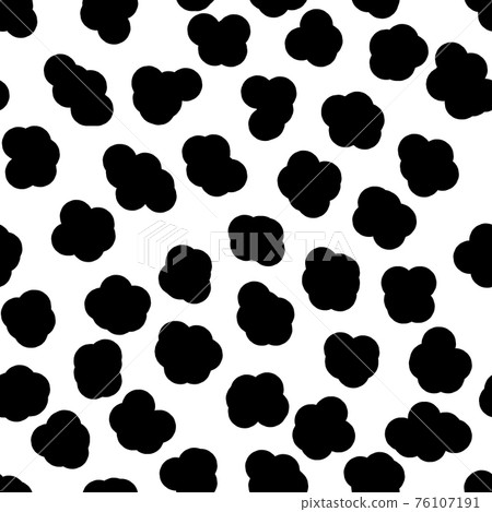 Abstract black and white background. Seamless pattern with animals print for wallpaper, web page, textures, card, postcard, faric, textile. Ornament of stylized skin. Decorative vector illustration. 76107191