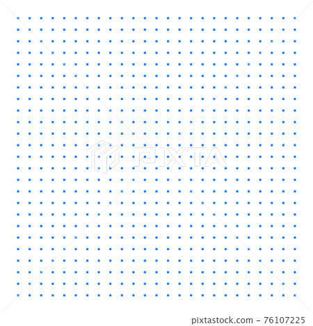 Grid paper. Dotted grid on white background. Abstract dotted transparent illustration with dots. White geometric pattern for school, copybooks, notebooks, diary, notes, banners, print, books. 76107225