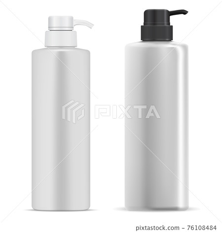 Pump bottle. Cosmetic lotion dispenser mockup 76108484